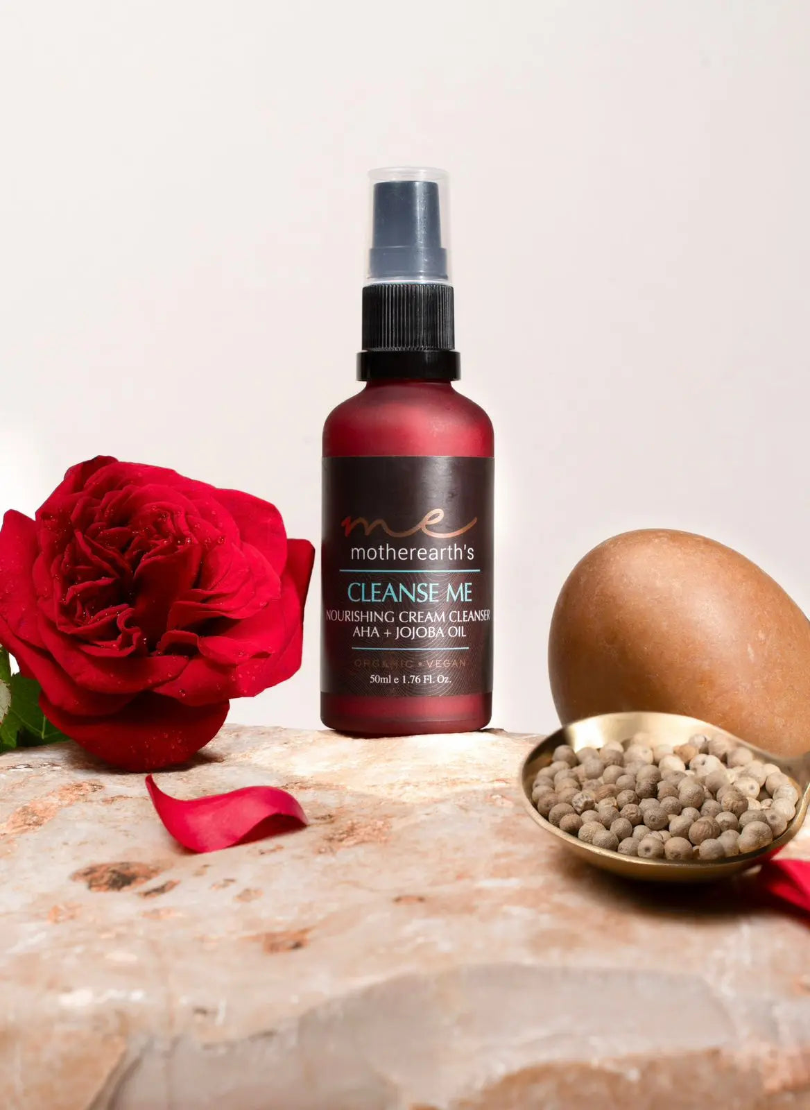 Gentle face cleanser and exfoliating polish for sensitive skin