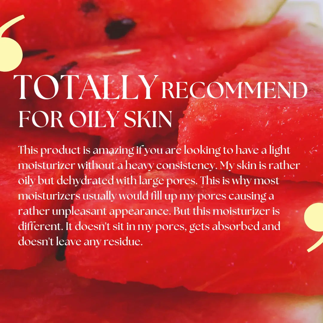 Lightweight glow moisturiser for sensitive, oily and acne prone skin