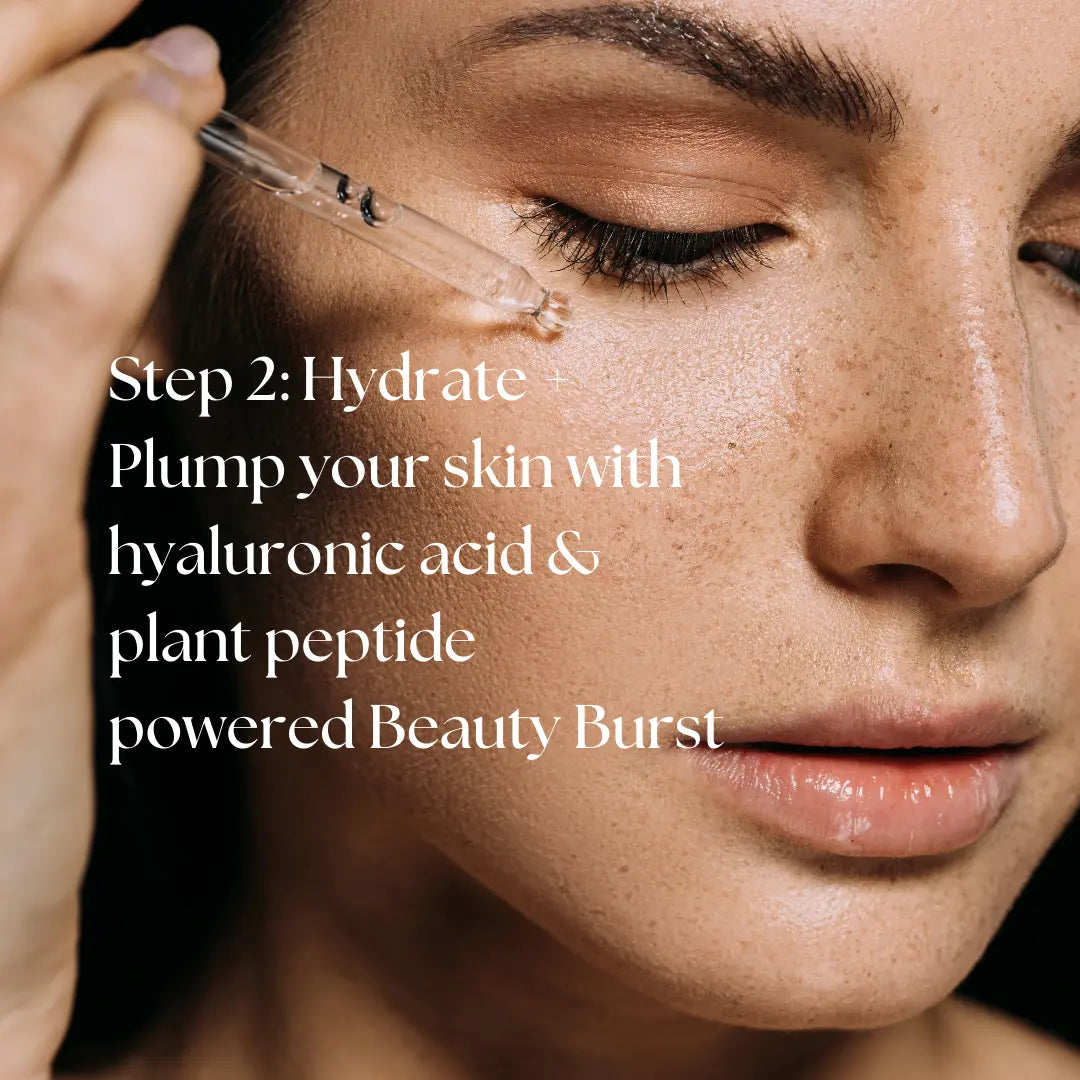 Organic morning skincare routine for glowing, refreshed skin