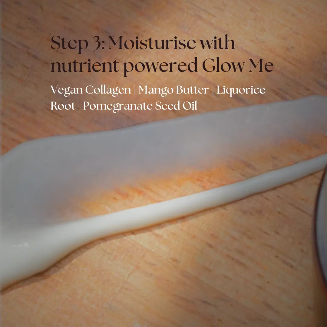 Organic morning skincare routine for glowing, refreshed skin