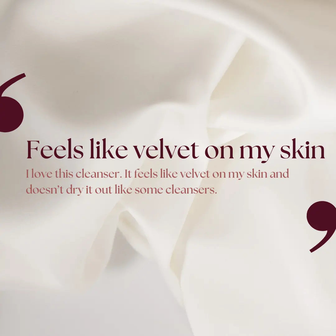 Gentle face cleanser and exfoliating polish for sensitive skin