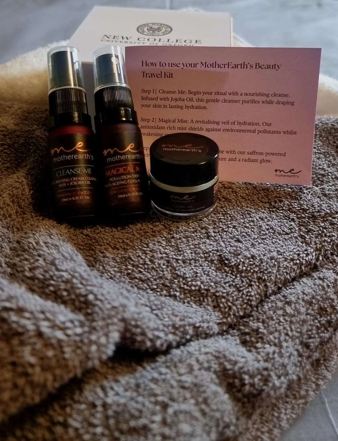 MotherEarth's Beauty Travel Skincare Set