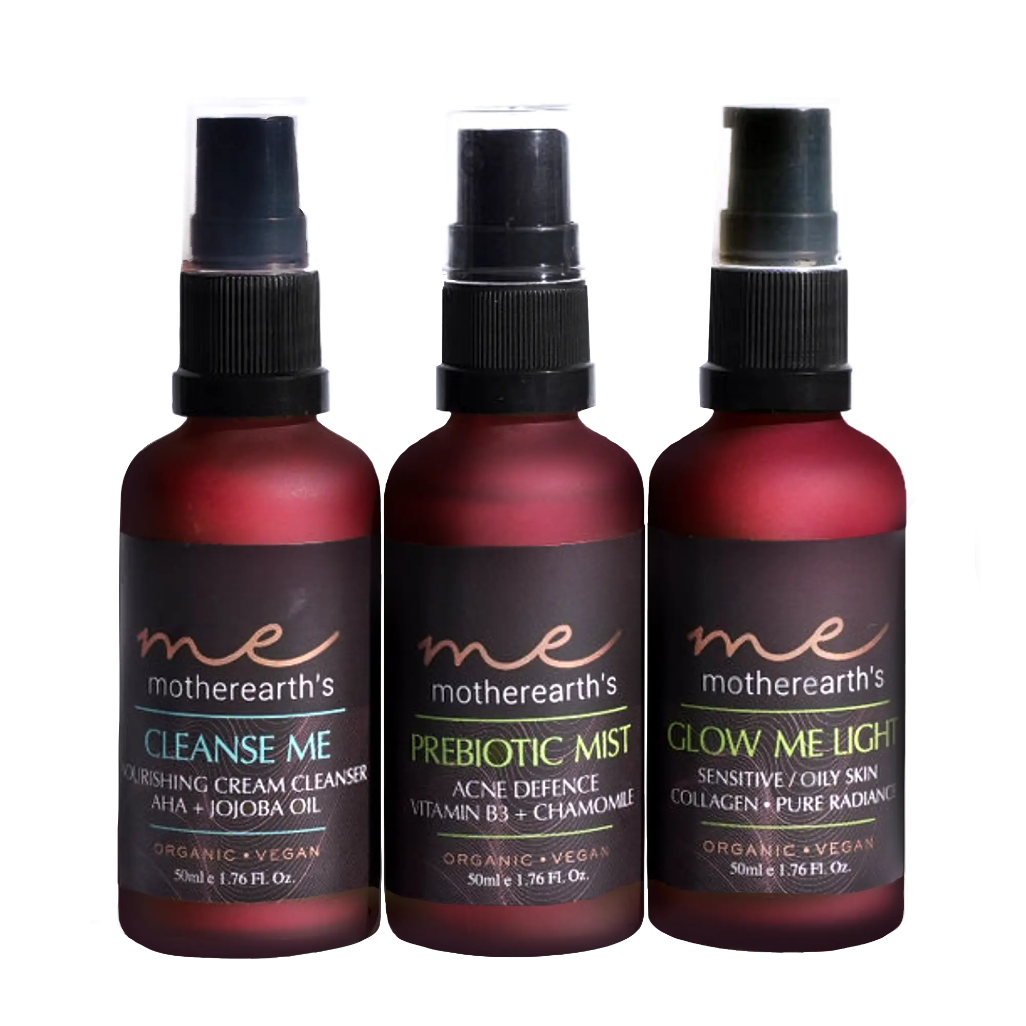 Vegan skincare routine for sensitive skin with natural calming ingredients